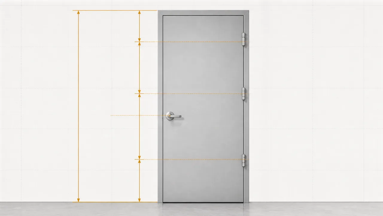 Measure hinge and lock locations guide preview